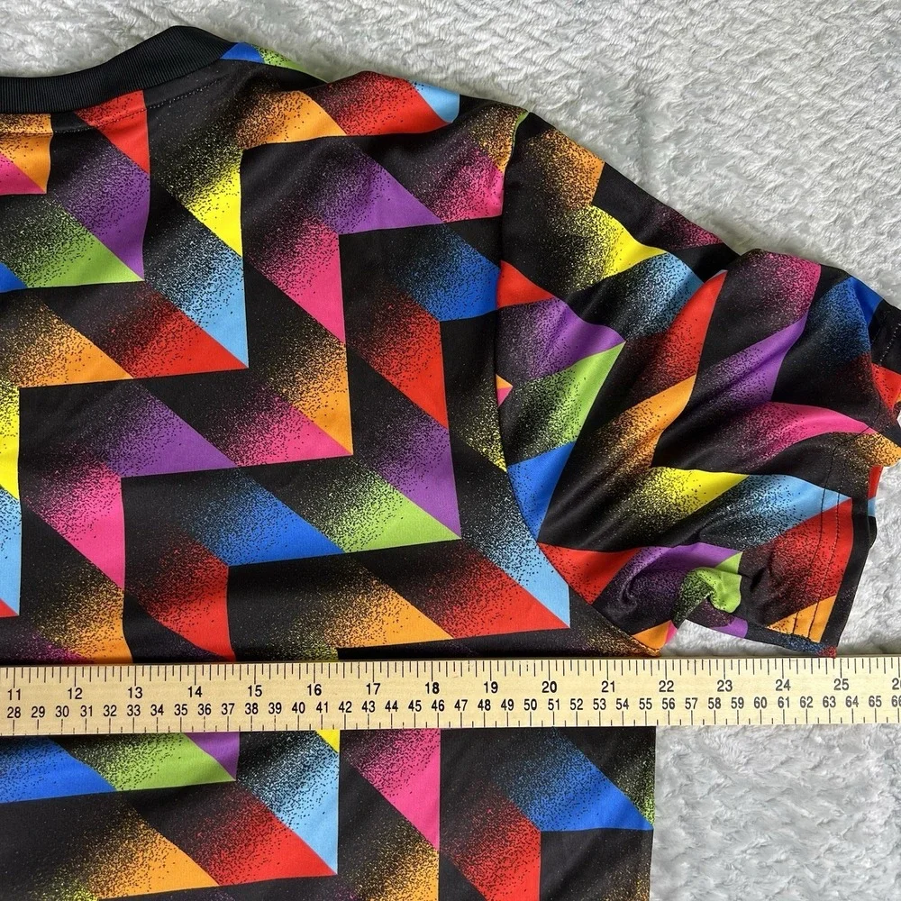 Adidas Charlotte FC Pride Pre Match Jersey Mens Large MLS Soccer Rainbow Top